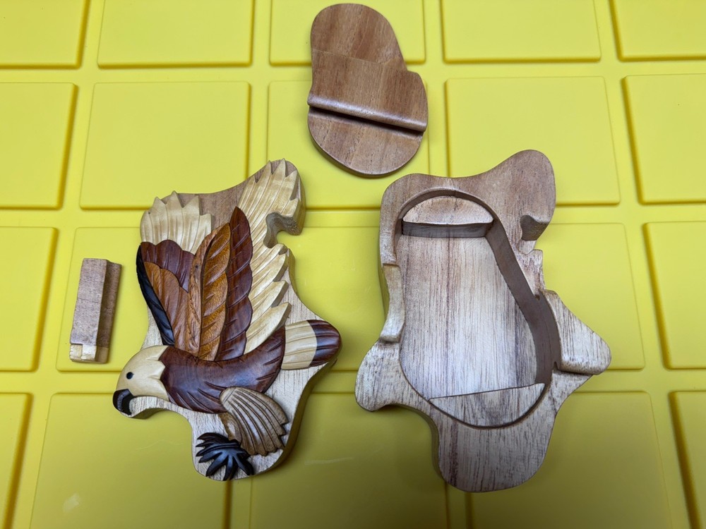 Flying Eagle Secret Wooden Puzzle Box