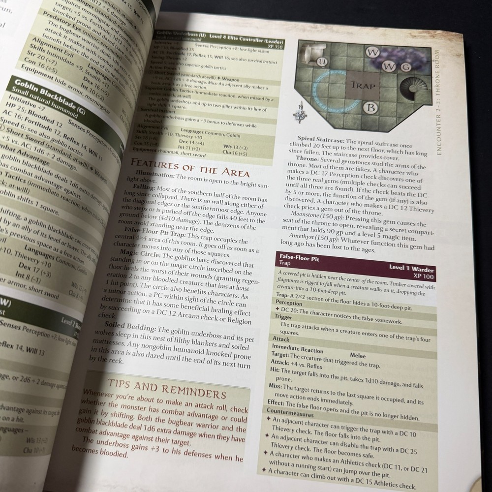 Dungeon Delve - Dungeons & Dragons Book 4th Edition / 4E