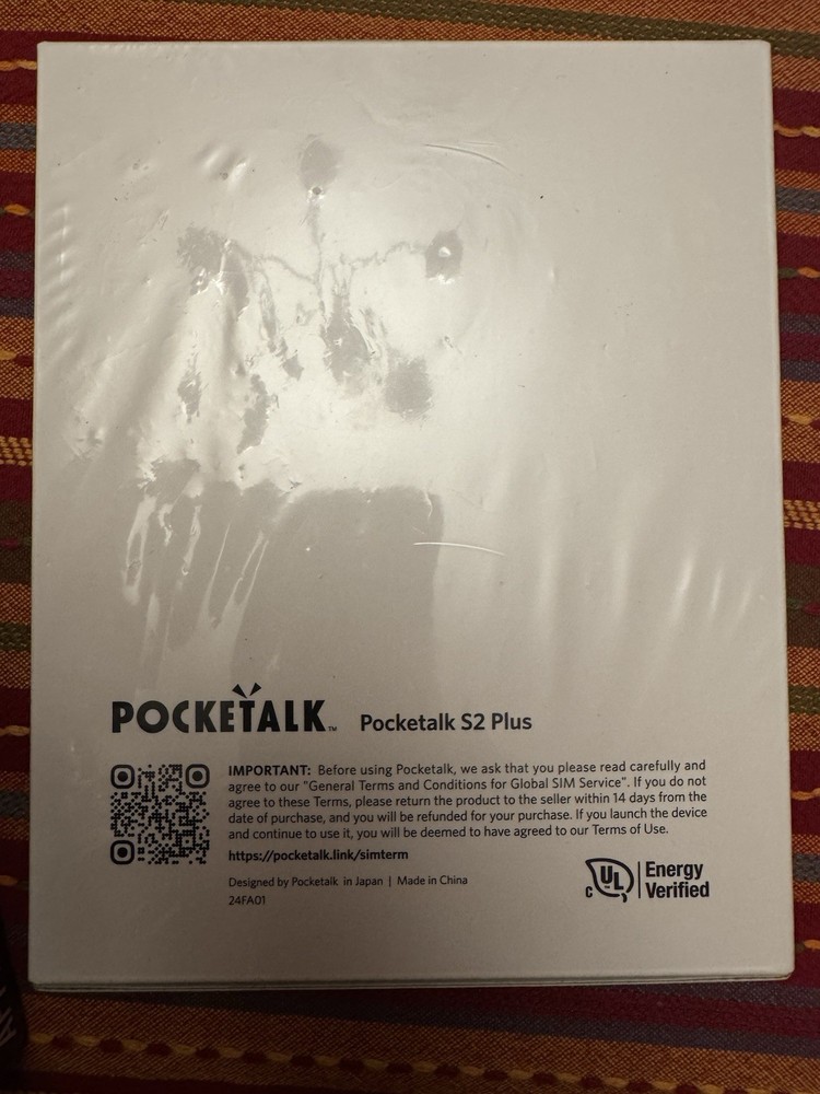 Pocketalk S2 Plus Handheld Electronic Translator Device