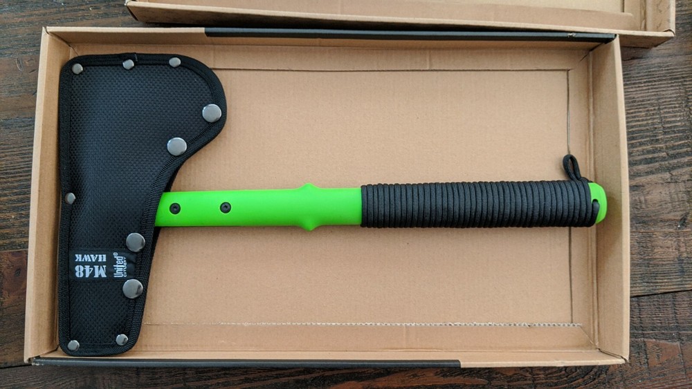 M48 Green Tomahawk Axe with Sheath UC2946