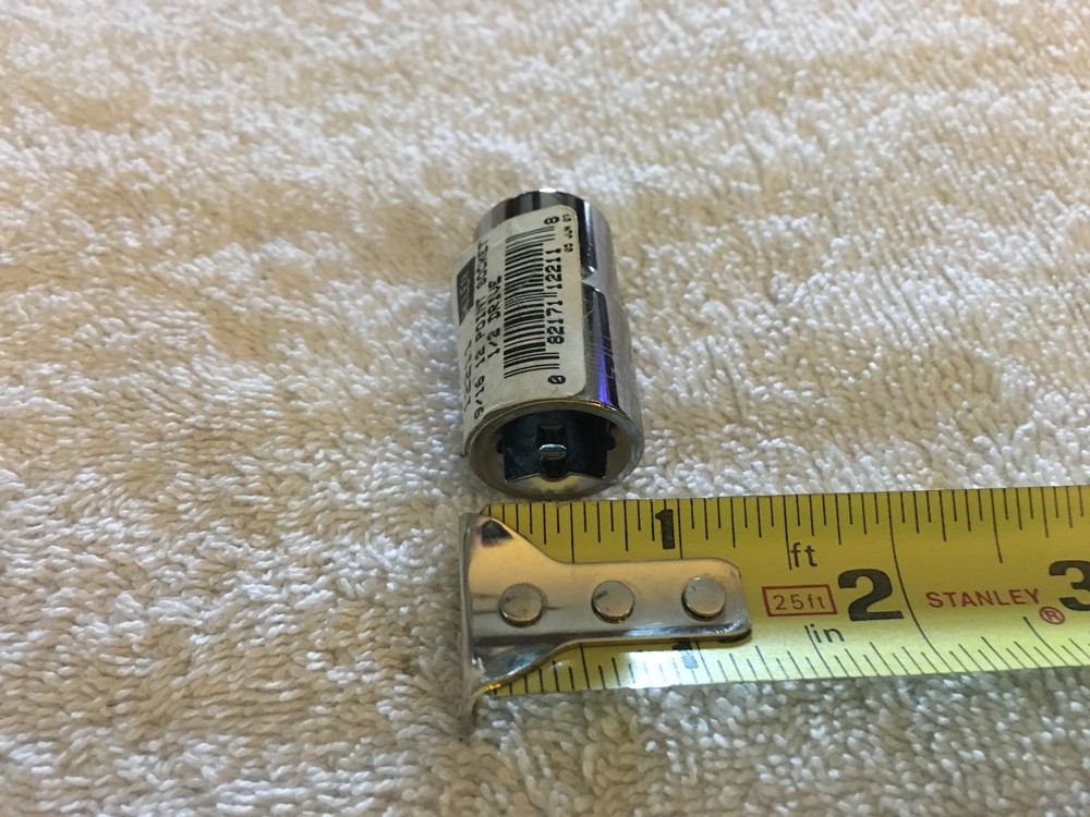 Allen 9/16" 12 Point Socket 1/2 Drive 12211 - New