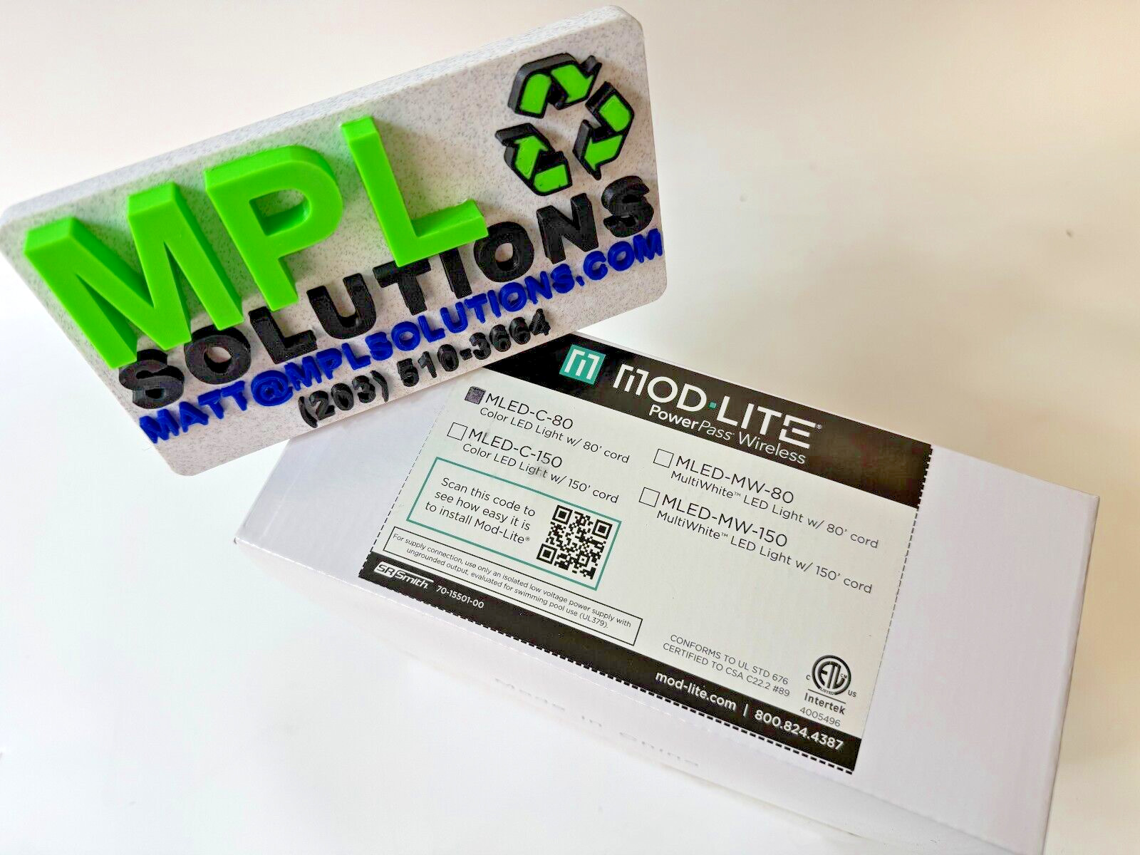 SR Smith M MOD LITE LED Inground Pool Light 80 foot Cord MLED-C-80 **NEW**