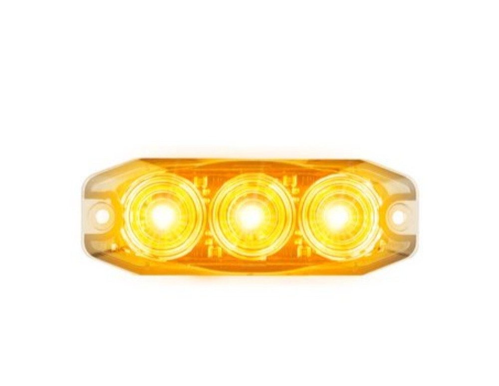 LED Emergency Light Head LED Autolamps- 11 Flash Patterns 12v 24v