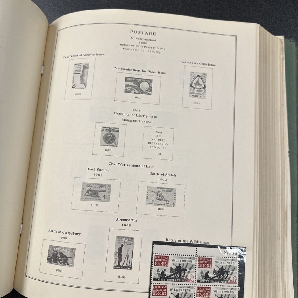 Scott American Stamp Album With Some Stamps Mint & Used