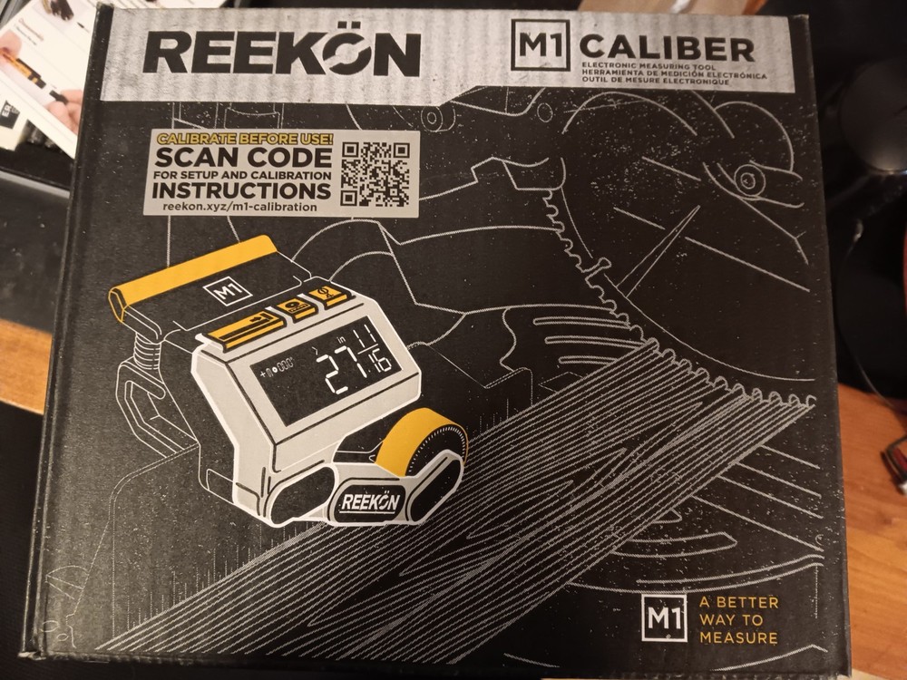 REEKON M1 Caliber Electronic Measuring Tool LCD Display SAE Black Plastic