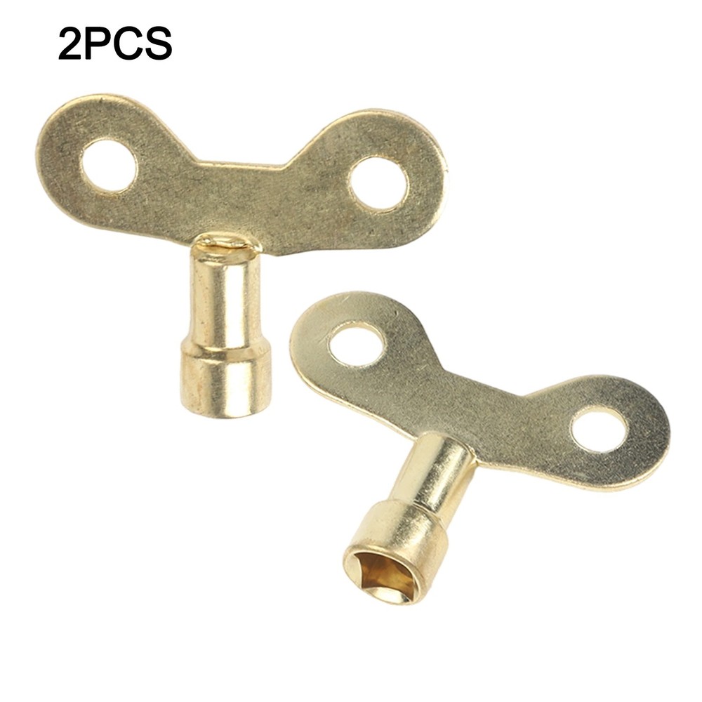 Compact Metal Radiator Bleed Keys No Tools Needed Easy Operation for Heaters
