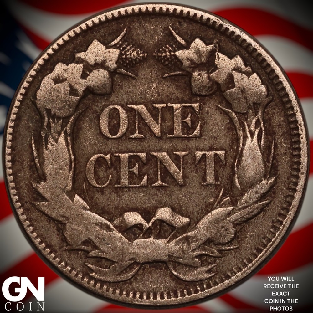 1857 Flying Eagle Cent Penny A3820
