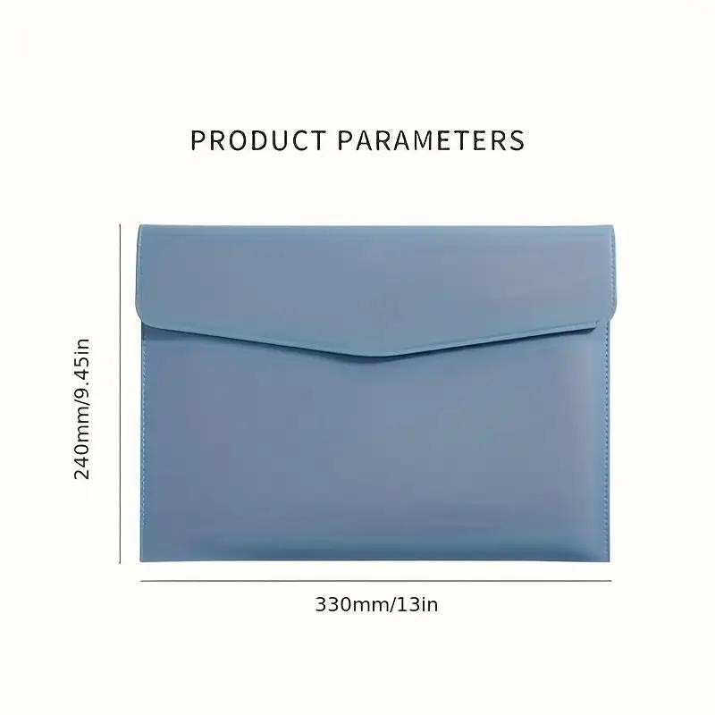 A4 Folder with Snap Closure, Suitable for Business Professionals, Smooth Finish