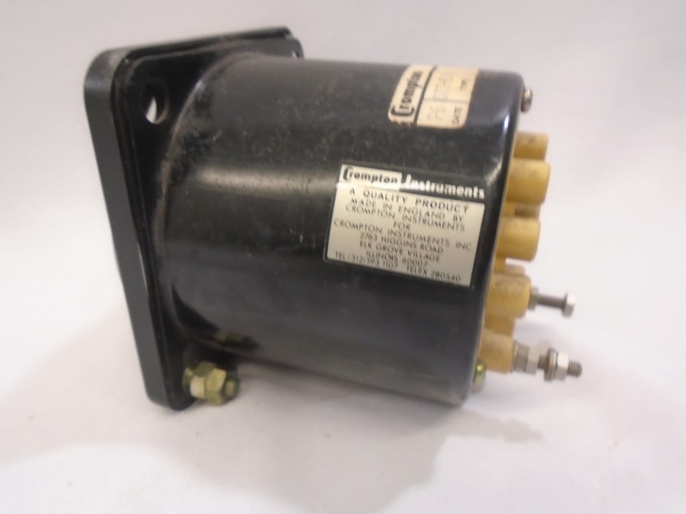 CROMPTON INSTRUMENTS VA-PZWZ TYPE 077-08 AC VOLTMETER 0-15 150V