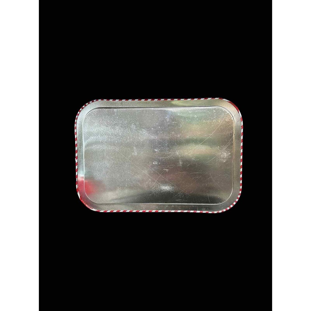 Retro metal Santa tray