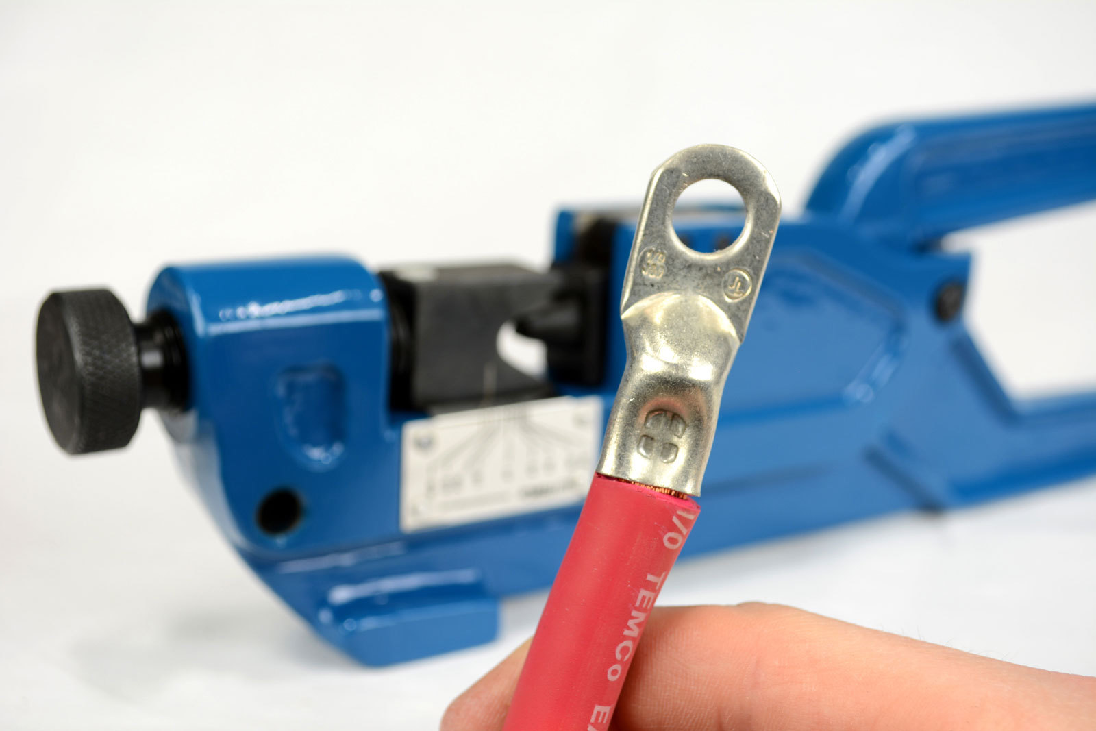 TEMCo DIELESS INDENT LUG CRIMPER TOOL Electrical Battery Terminal Cable Wire