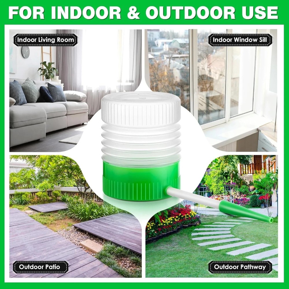 Hand Puffer Dust Insect Bedbug Roach Insect Duster With Extension Nozzle 6" NEW