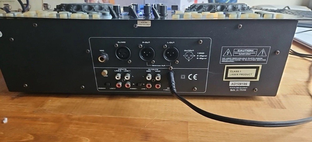 Technical Pro DMXP6 Double CD Mixer with USB, Scratch and BPM