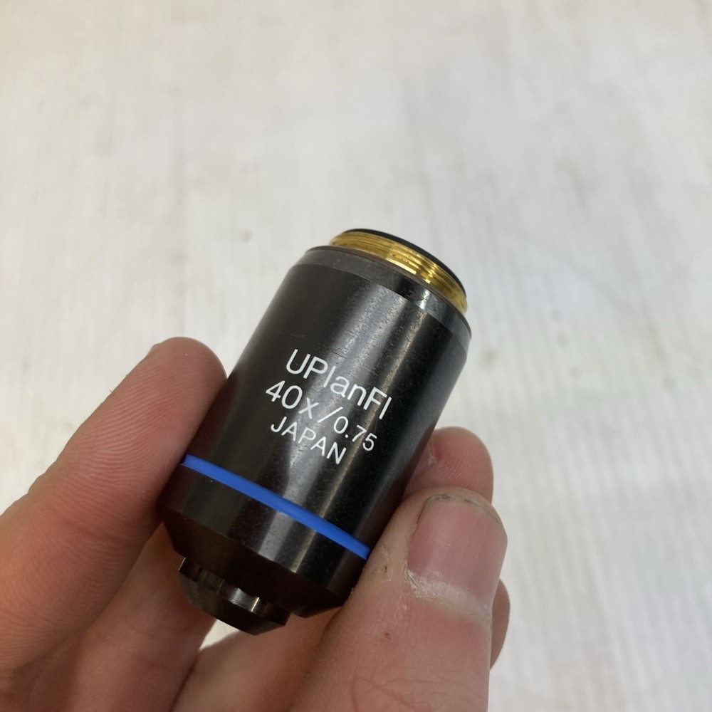 OLYMPUS UPLANFL 40x 0.75 NA MICROSCOPE OBJECTIVE BX IX AX
