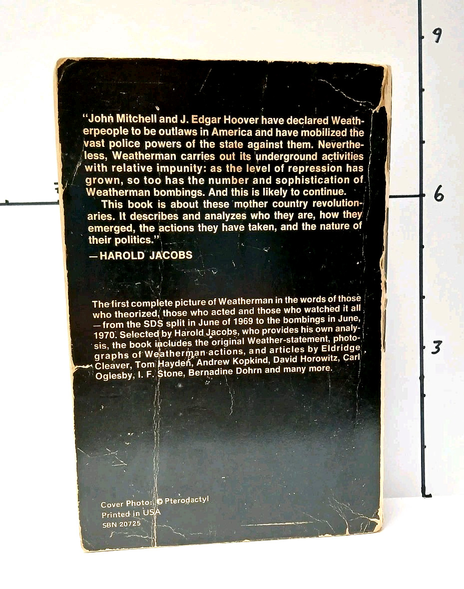 Weatherman; Harold Jacobs; Ramparts Press, Inc.; 1970