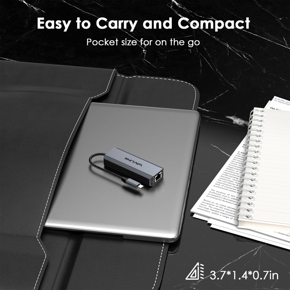 USB-C 5 Gigabit Redefining RJ45 Ethernet Adapter Network Adapter