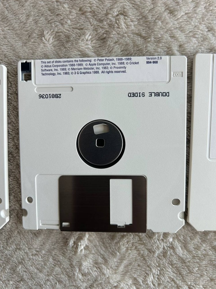 Aldus Persuasion For Macintosh 2.0 Version. Vintage Apple software