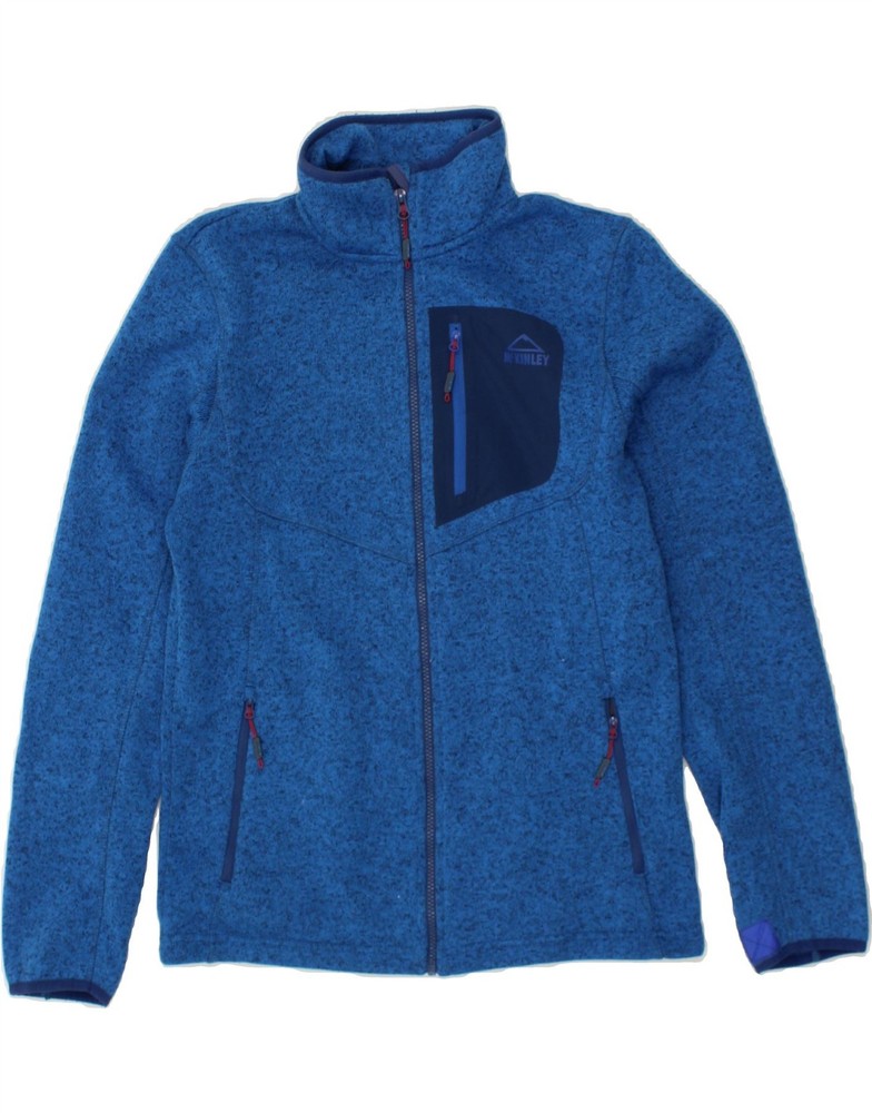 MCKINLEY Mens Tracksuit Top Jacket Medium Blue Polyester BH02