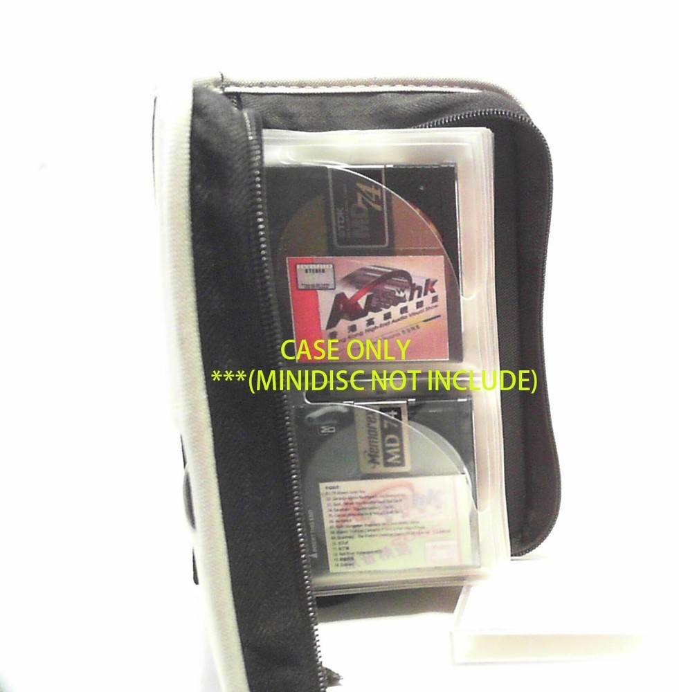 Case Logic 12 MiniDisc Zipper Binder