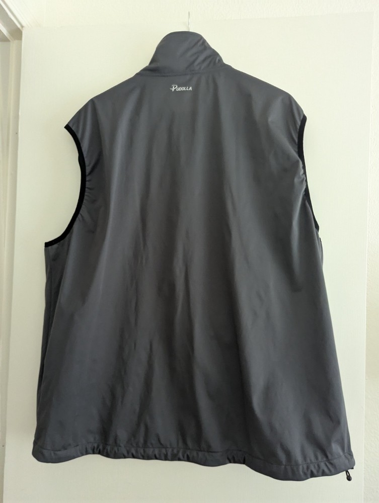 Pudolla Golf pocketed gray vest size 2XL