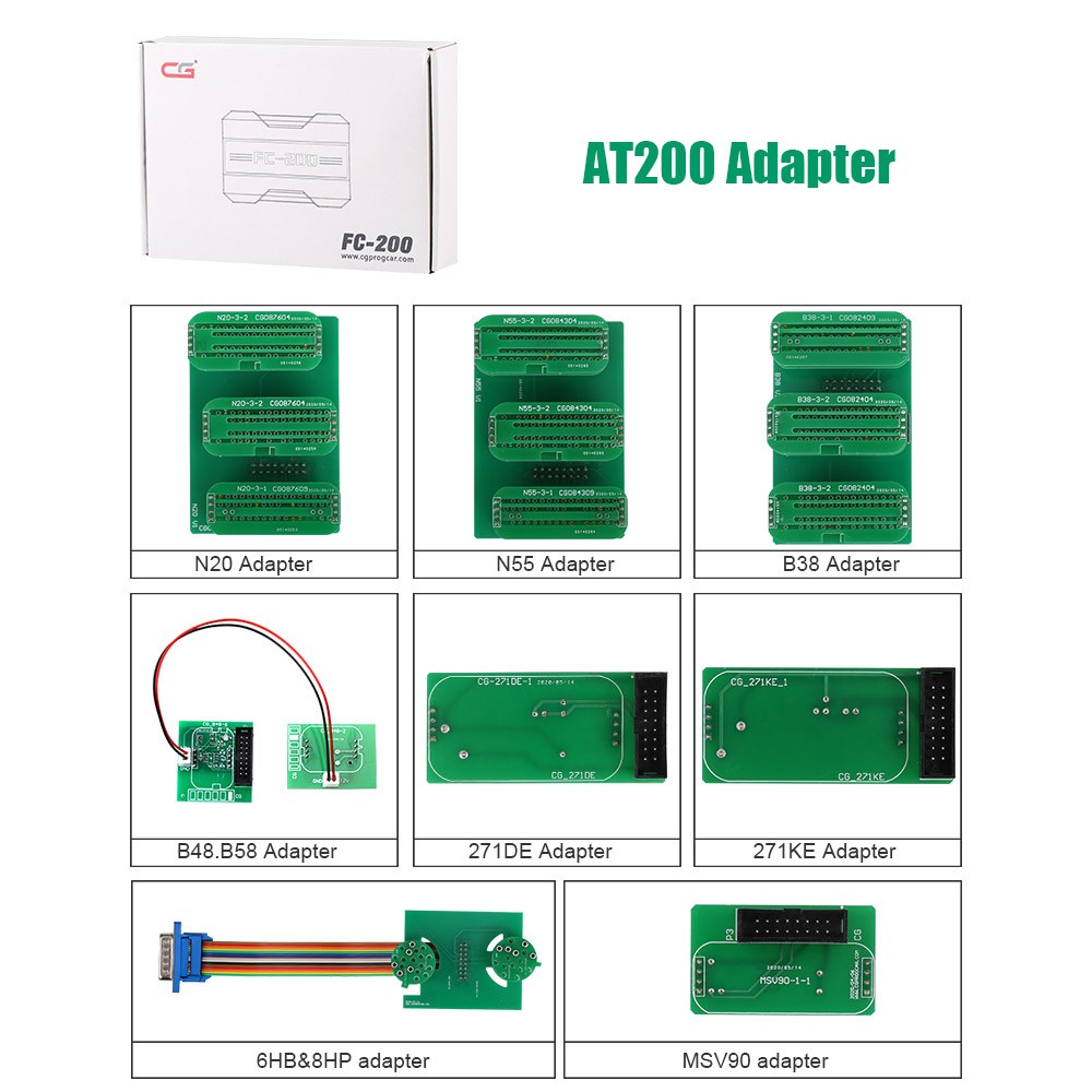 AT200 FC200 Adapters Set No Need Disassembly With 6HP&8HP/MSV90/N55/N20/B48/B58