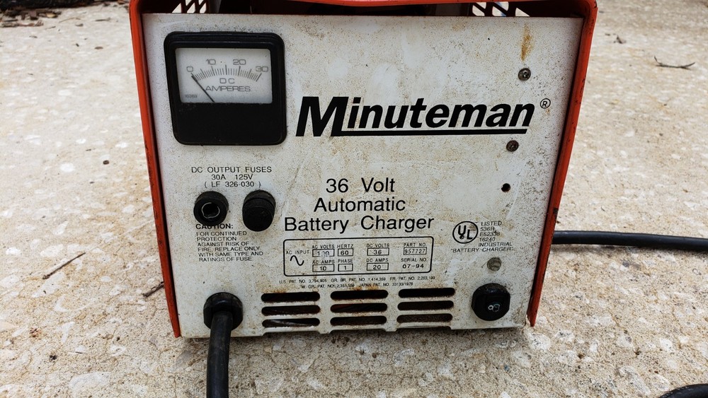 Minuteman 36v Automatic Battery Charger 957727
