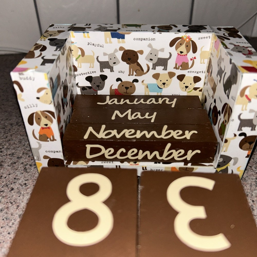 Dog Lover Perpetual Calendar