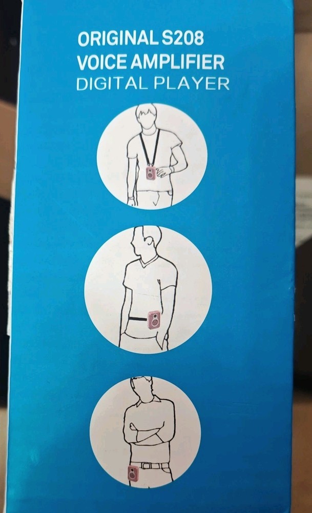 WinBridge Portable Lightweight Mini VoiceAmplifier Wired Headset Microphone S208