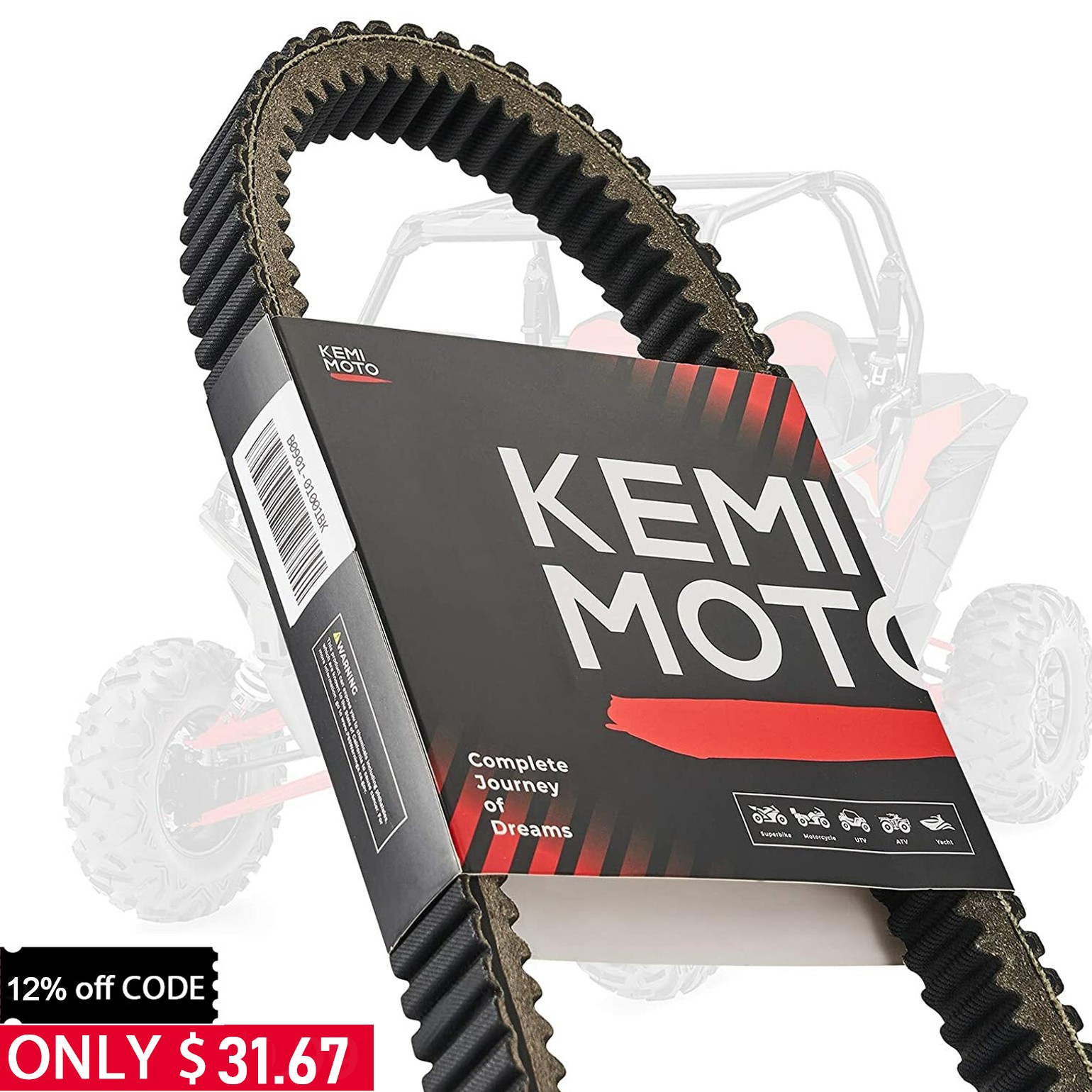 3211077 Heavy Duty ATV Drive Belt for Polaris Sportsman 500 450 Ranger 400 425