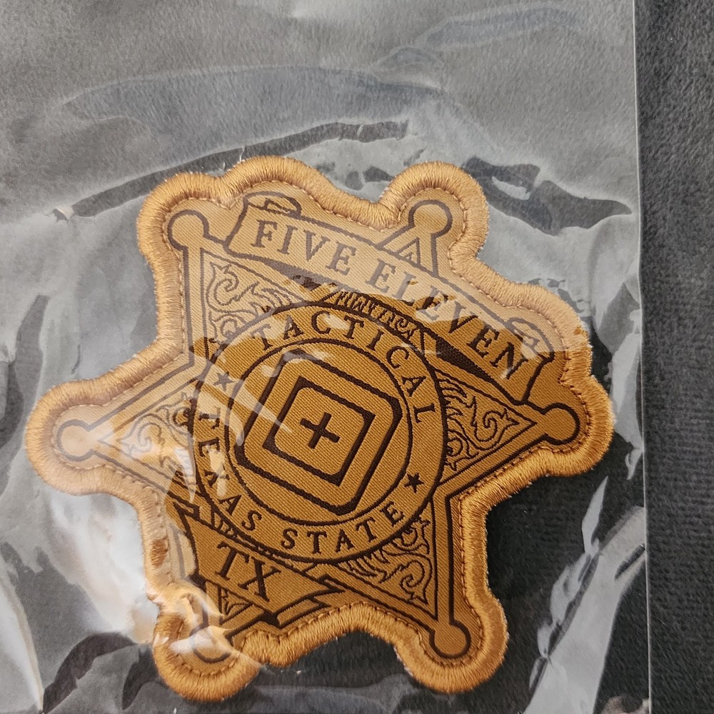 5.11 TACTICAL Patch Texas State Sheriff Badge Embroidered New
