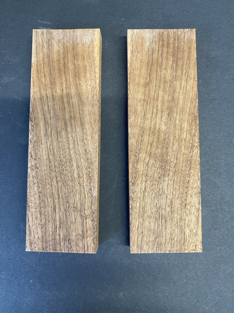 Walnut Knife Scales Bookmatched Set For Knife Making