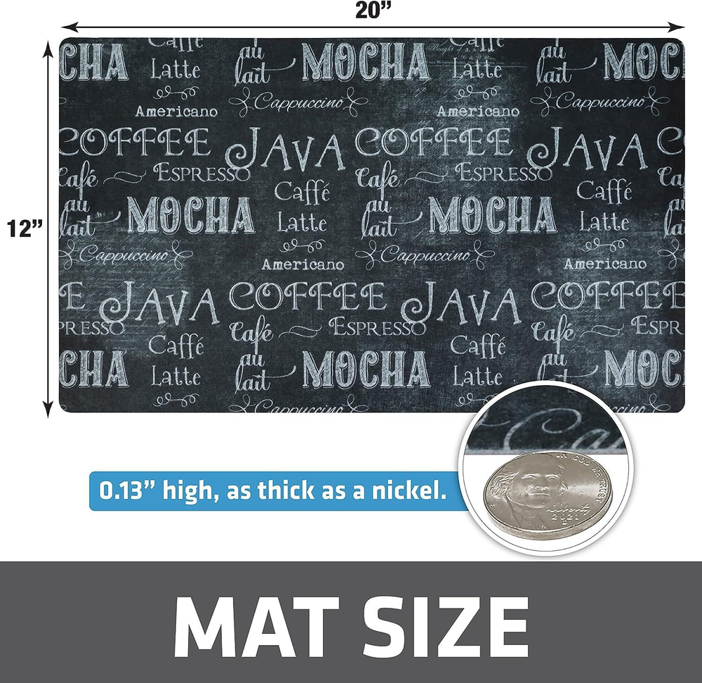 Drymate Coffee Maker Mat, (Coffee Station Bar Accessory) Protects Kitchen...