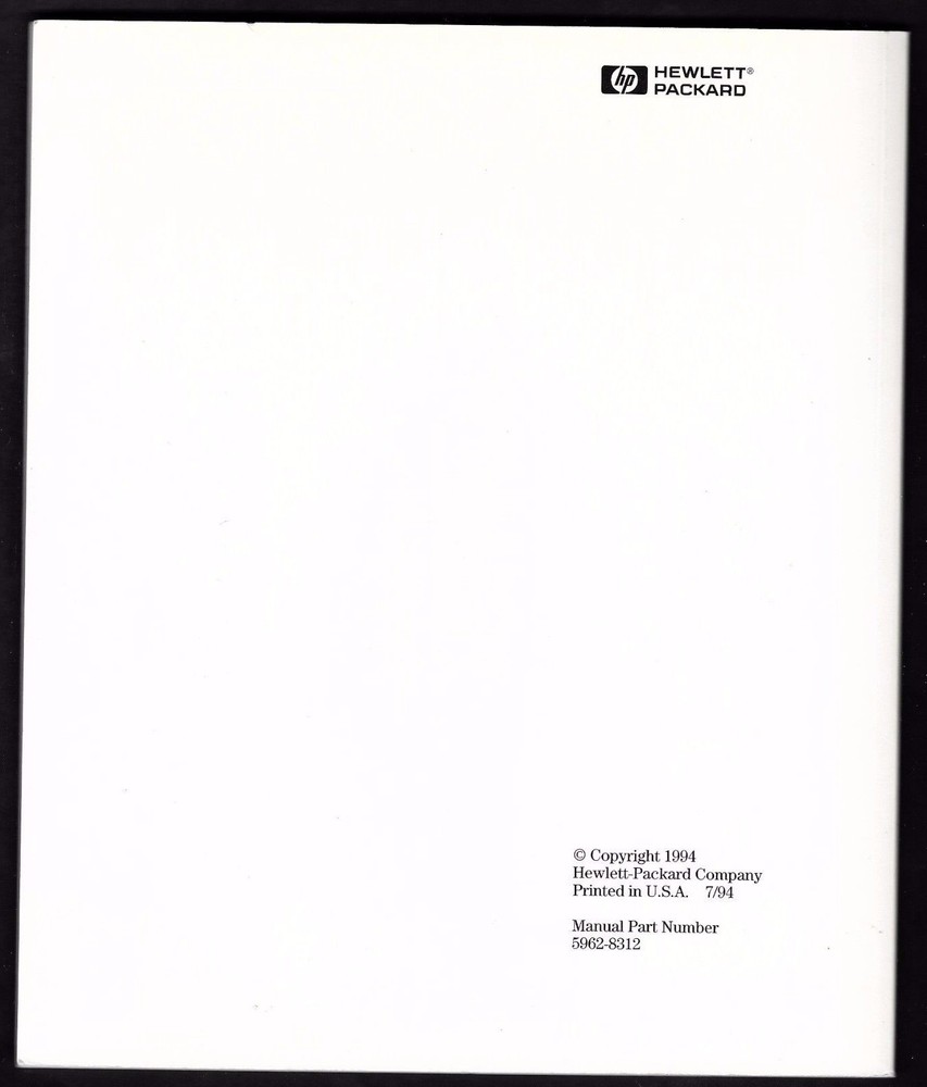 Install Guide HP 10/100VG Selectable PC LAN Adapters