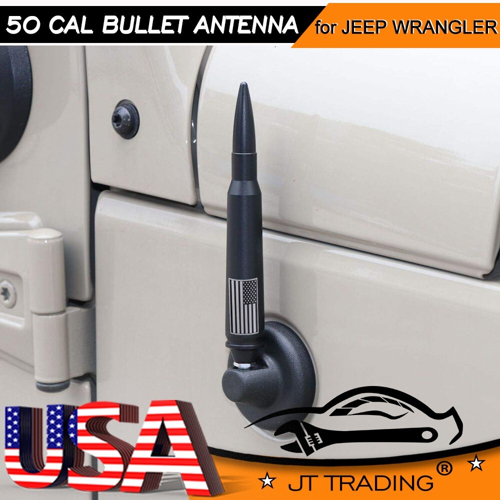 USA Bullet Antenna for 2007-2021 Jeep Wrangler JK JL Rubicon Sahara Gladiator