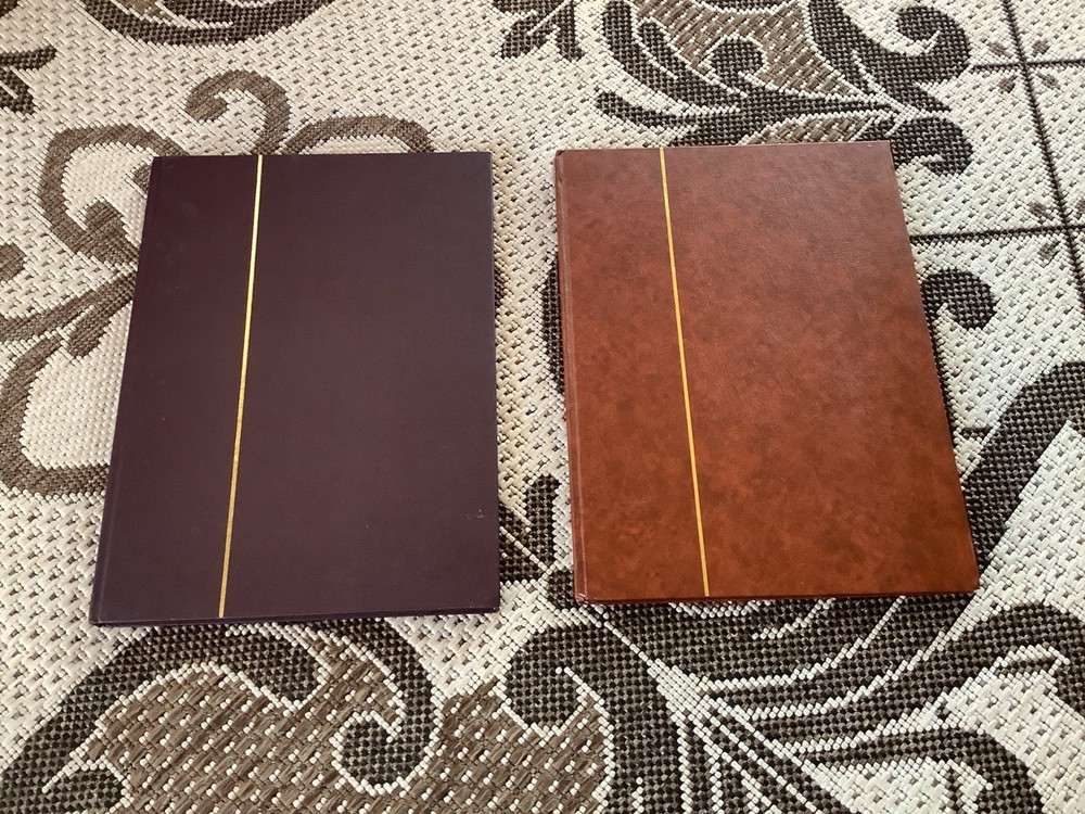 Stamp Album Binder Empty KONTROLL Vintage Lot Of Two NEW 8 Double Sided Per Book