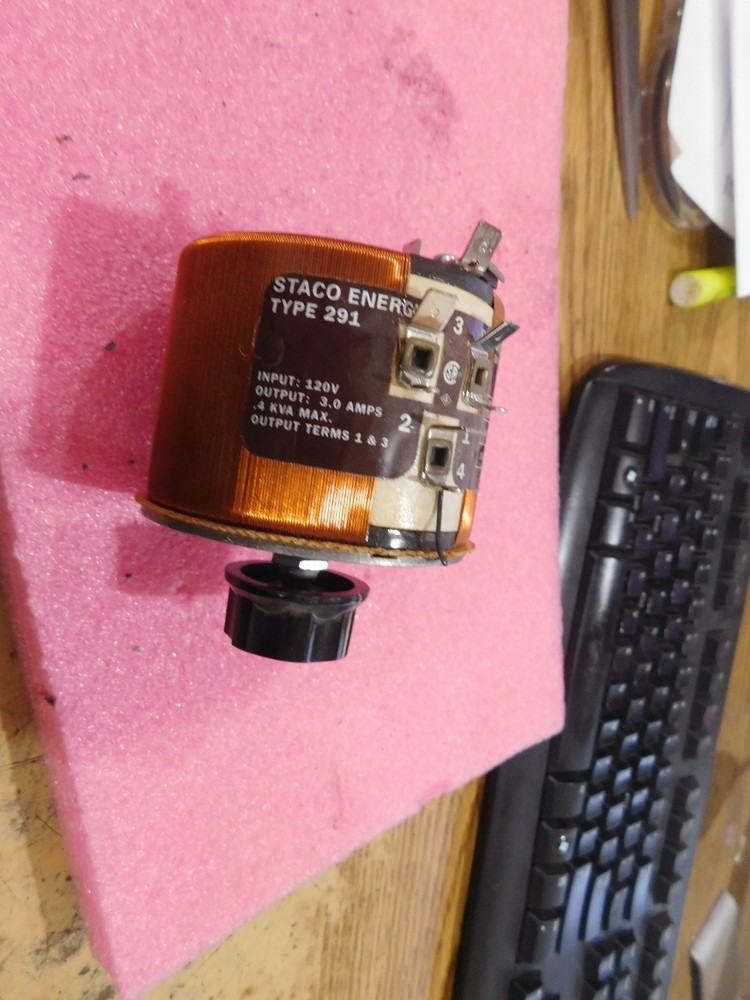 Staco Energy Model: 291   Variable Transformer.