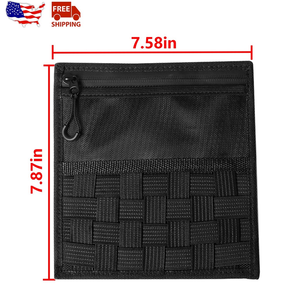 Tactical Webbing Molle Panel Center Console Organizer Storage For Ford F150 17+
