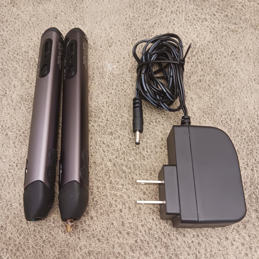 3Doodler 2.0 3D Printing Pen Bundle Extras Untested 2 Pens Powers On READ