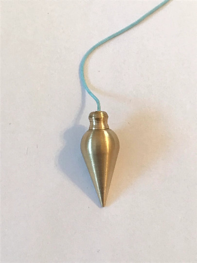 Chambered Brass Dowsing Pendulum Healing  Handmade