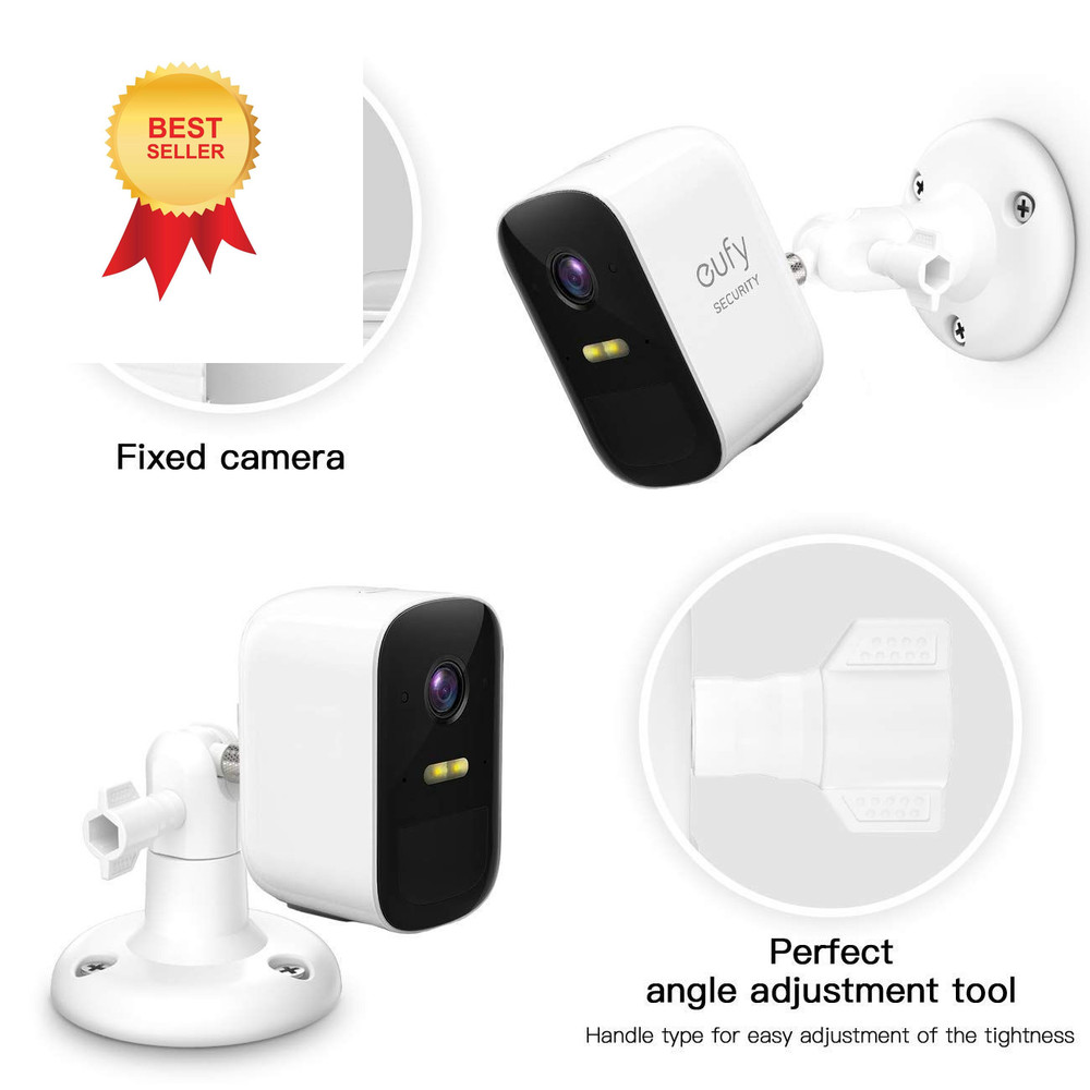 VOMENC Adjustment Wall Mount Holder Compatible with Eufycam 2PACK, WHITE