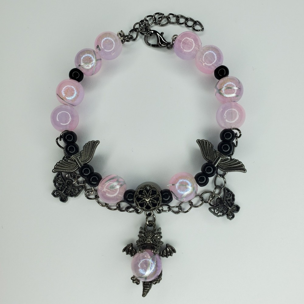 Hand crafted artisan unique gemstone bracelet
