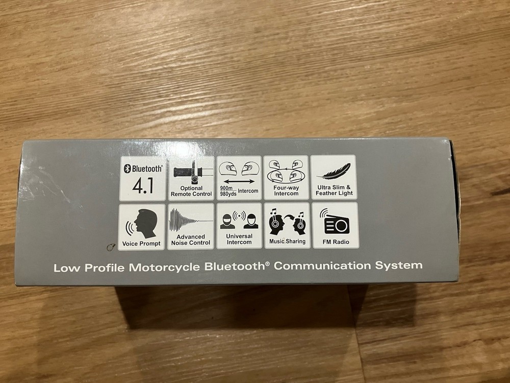 Sena Bluetooth Motorcycle Intercom. Full Kit, Excellent Condition, Original Pack