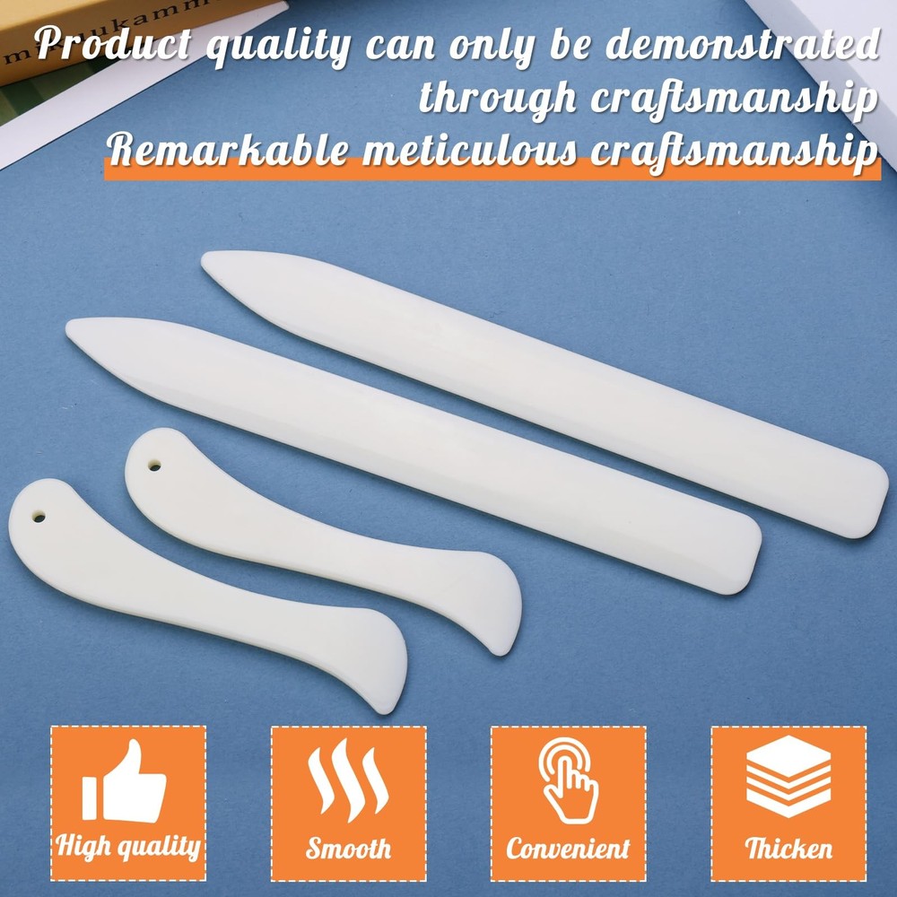 Bone Folder & Creaser Tool - 2PCS for Scoring and Folding Paper Crafts