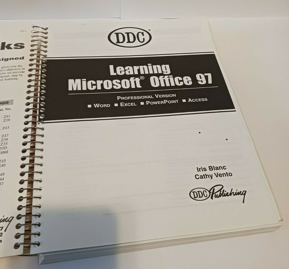 DDC Learning Microsoft Office 97 - Manual & CD