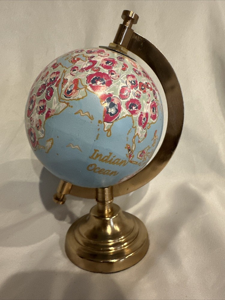 World Globe With Flowers By Threshold?