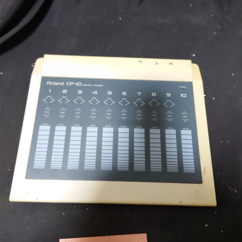 Roland CF-10 Digital Fader Controller MIDI Mixing Control Surface Tested Japan