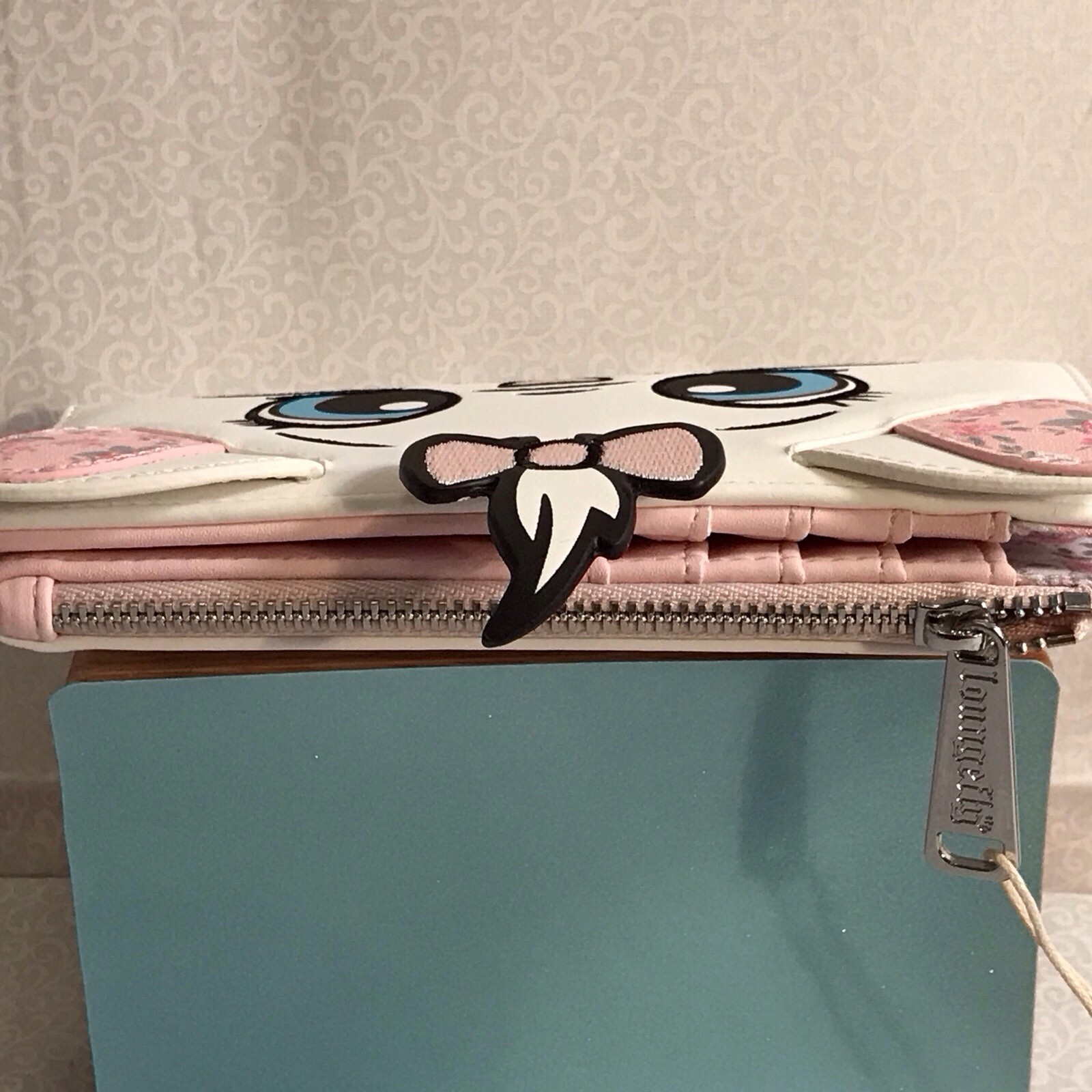 Disney Loungefly Aristocats Marie snap wallet with zip coin purse RARE HTF W/TAG