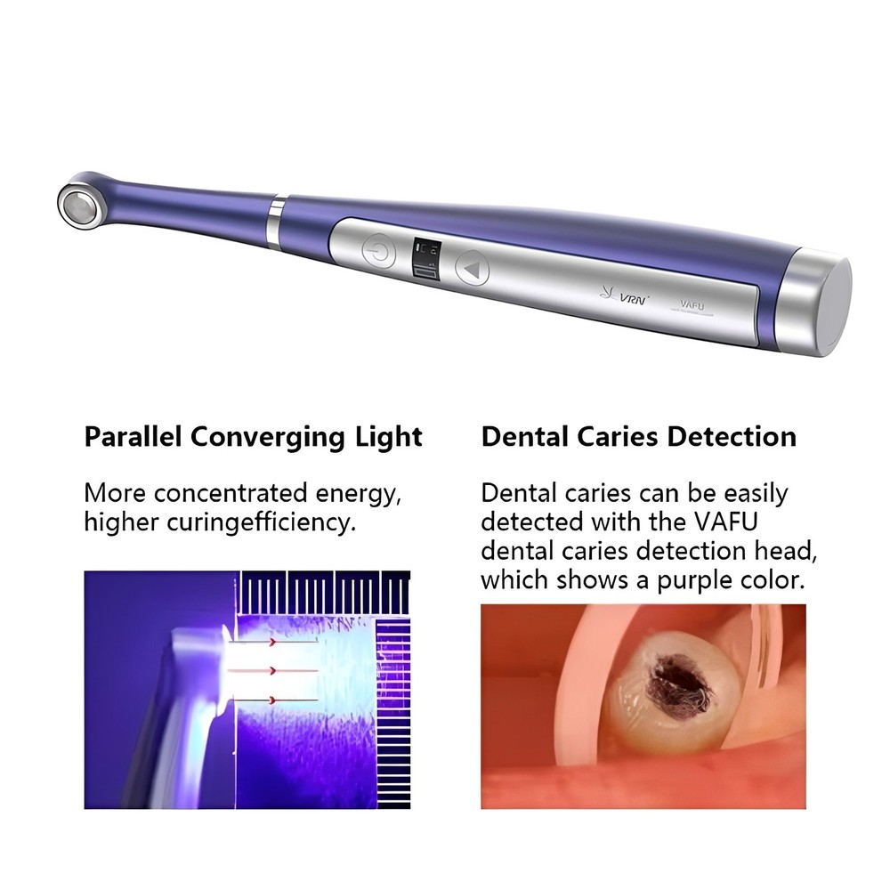 VAFU 10W 1 Second Dental Curing Light with Caries Detector & Light Curing Meter