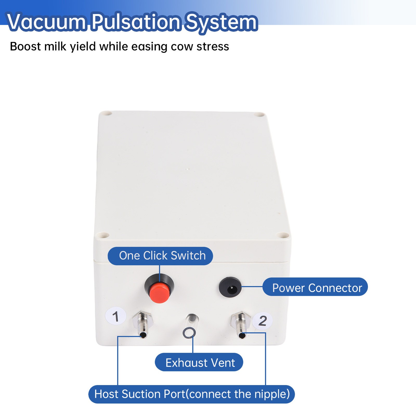 3L Portable Electric DualHead Sheep Goat Milking Machine Cow Milker Vacuum Pump