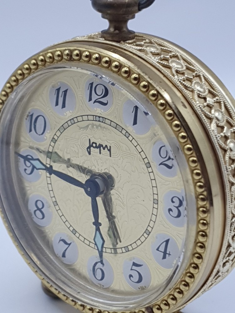 Vintage Japy Alarm Clock Collectable